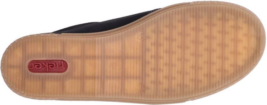 Rieker Sneakers lage schoen vrijetijdsschoen veterschoen met ritssluiting