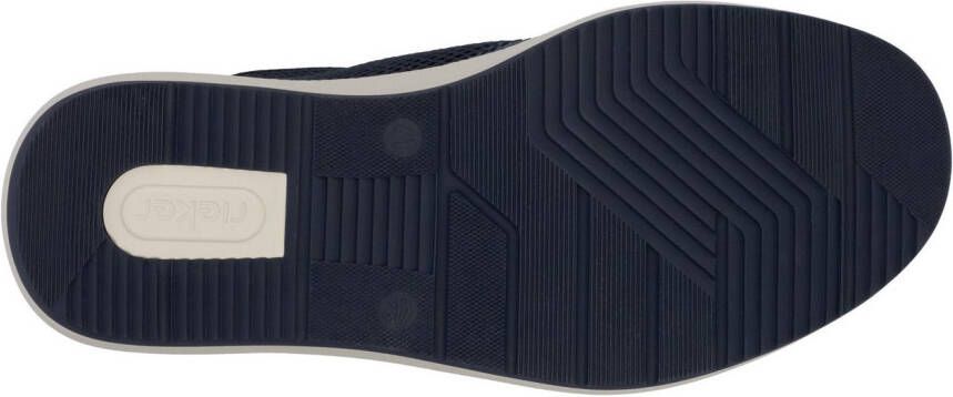 Rieker Sneakers lage schoen vrijetijdsschoen veterschoen met zij-rits