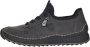 Rieker Sneakers Veterschoen lage schoen slipper met contrastnaad - Thumbnail 6