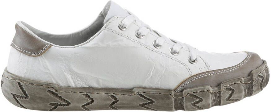 Rieker Sneakers met decoratieve rits vrijetijdsschoen lage schoen veterschoen