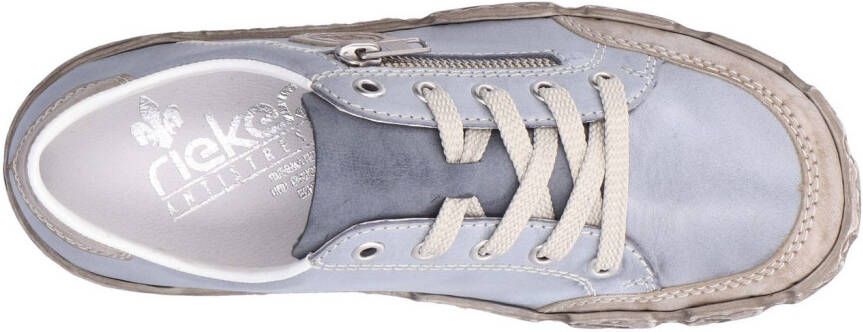 Rieker Sneakers met decoratieve rits vrijetijdsschoen lage schoen veterschoen