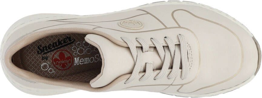 Rieker Sneakers met memosoft-binnenzool vrijetijdsschoen halfhoge schoen veterschoen