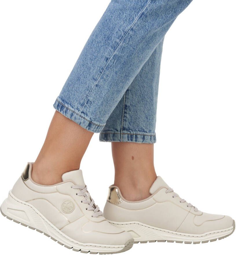 Rieker Sneakers met memosoft-binnenzool vrijetijdsschoen halfhoge schoen veterschoen