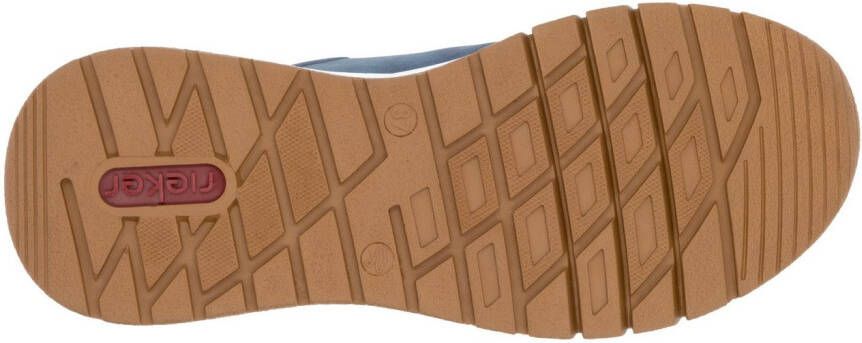 Rieker Sneakers met memosoft-binnenzool vrijetijdsschoen lage schoen veterschoen