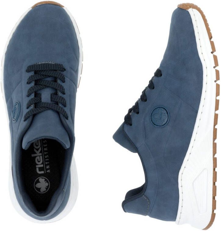 Rieker Sneakers met memosoft-binnenzool vrijetijdsschoen lage schoen veterschoen