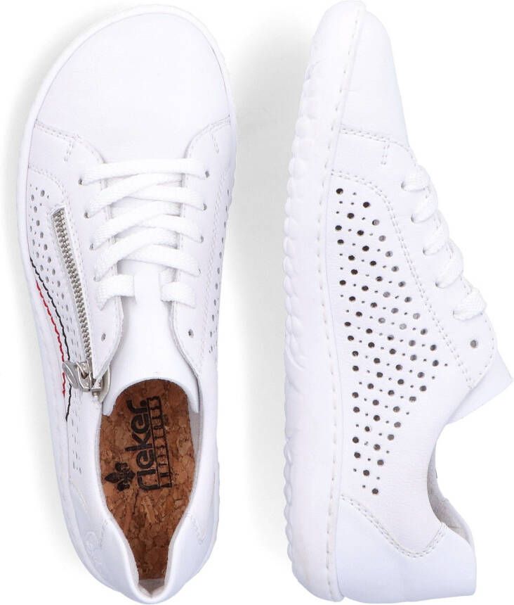 Rieker Sneakers met perforatie opzij