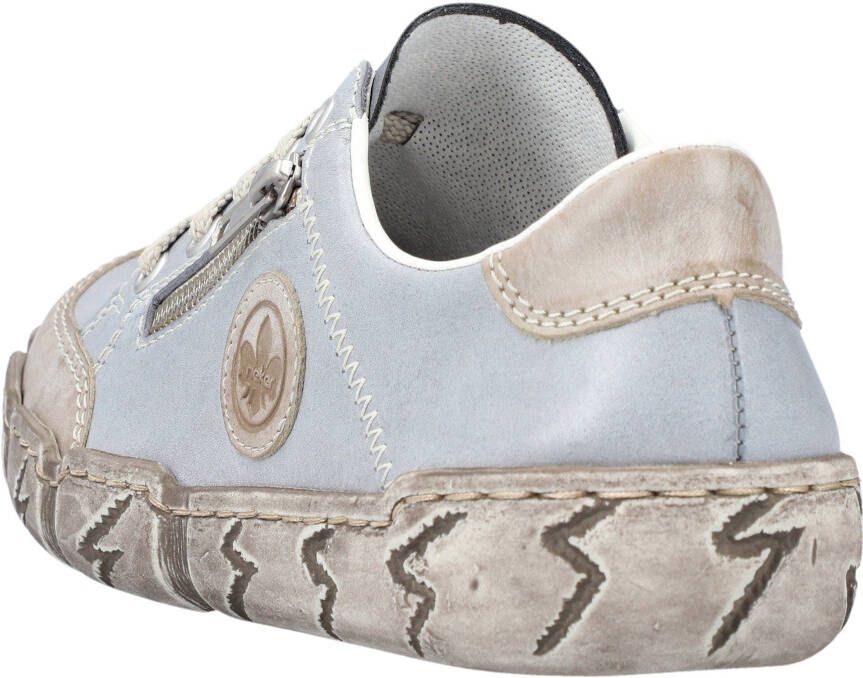 Rieker Sneakers met decoratieve rits vrijetijdsschoen lage schoen veterschoen - Foto 3