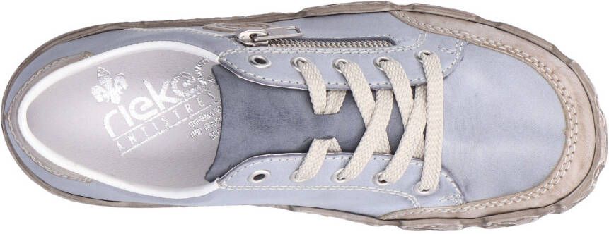 Rieker Sneakers met decoratieve rits vrijetijdsschoen lage schoen veterschoen - Foto 7