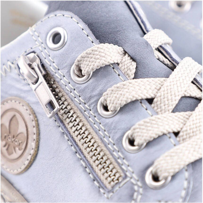 Rieker Sneakers met decoratieve rits vrijetijdsschoen lage schoen veterschoen - Foto 8