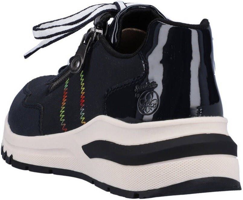 Rieker Sneakers met sleehak vrijetijdsschoen lage schoen veterschoen in comfortabele vorm - Foto 7