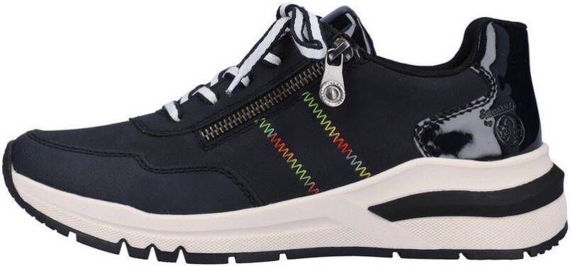 Rieker Sneakers met sleehak vrijetijdsschoen lage schoen veterschoen in comfortabele vorm - Foto 10