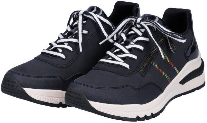 Rieker Sneakers met sleehak vrijetijdsschoen lage schoen veterschoen in comfortabele vorm - Foto 12