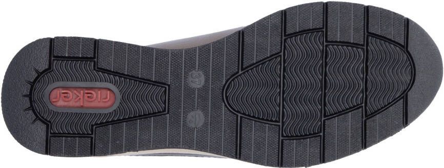 Rieker Sneakers met sleehak vrijetijdsschoen lage schoen veterschoen met schachtversteviging