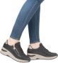 Rieker Sneakers met sleehak vrijetijdsschoen lage schoen veterschoen met rits smalle vorm - Thumbnail 13