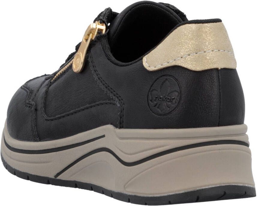 Rieker Sneakers met sleehak lage schoen veterschoen vrijetijdsschoen met zachte inlegzool