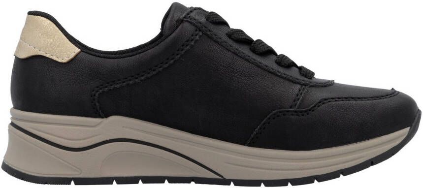 Rieker Sneakers met sleehak lage schoen veterschoen vrijetijdsschoen met zachte inlegzool