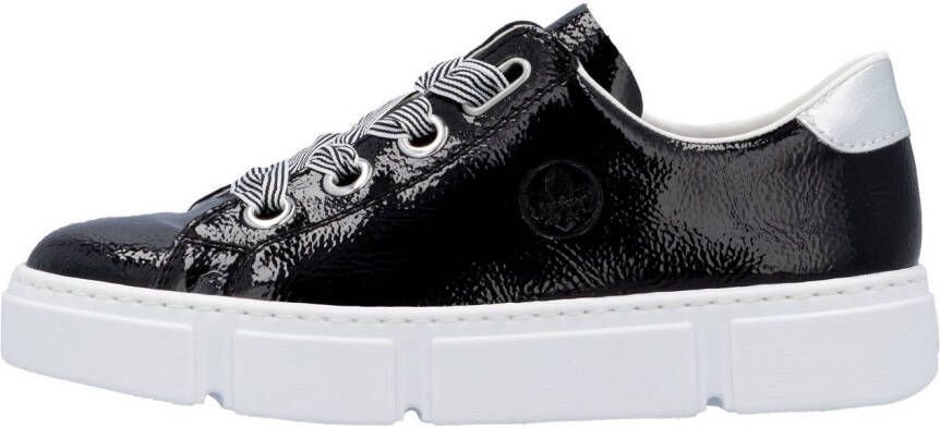 Rieker Sneakers met trendy veters vrijetijdsschoen lage schoen veterschoen