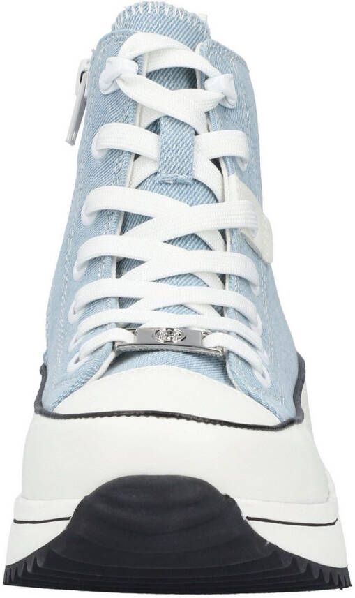 Rieker Sneakers plateau high top sneakers veterschoenen in vegan-verwerking