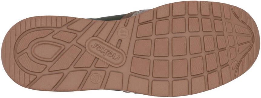 Rieker Sneakers veterschoen lage schoen vrijetijdsschoen met gepolsterde schachtversteviging