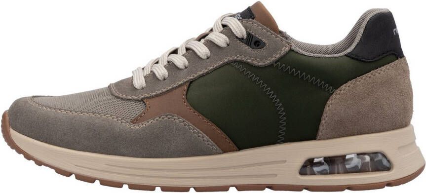 Rieker Sneakers veterschoen lage schoen vrijetijdsschoen met gepolsterde schachtversteviging