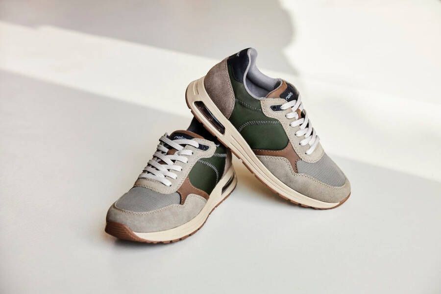 Rieker Sneakers veterschoen lage schoen vrijetijdsschoen met gepolsterde schachtversteviging