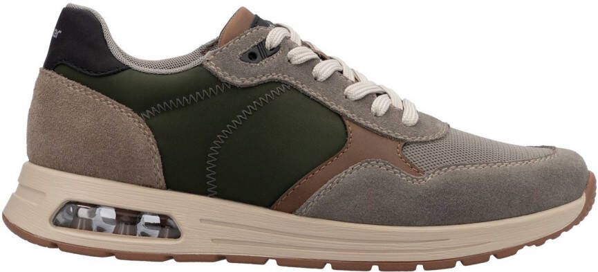 Rieker Sneakers veterschoen lage schoen vrijetijdsschoen met gepolsterde schachtversteviging