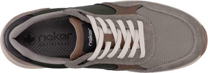 Rieker Sneakers veterschoen lage schoen vrijetijdsschoen met gepolsterde schachtversteviging
