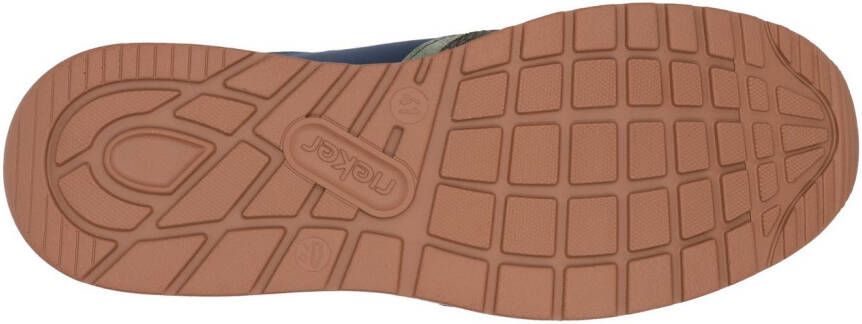 Rieker Sneakers veterschoen lage schoen vrijetijdsschoen met gepolsterde schachtversteviging