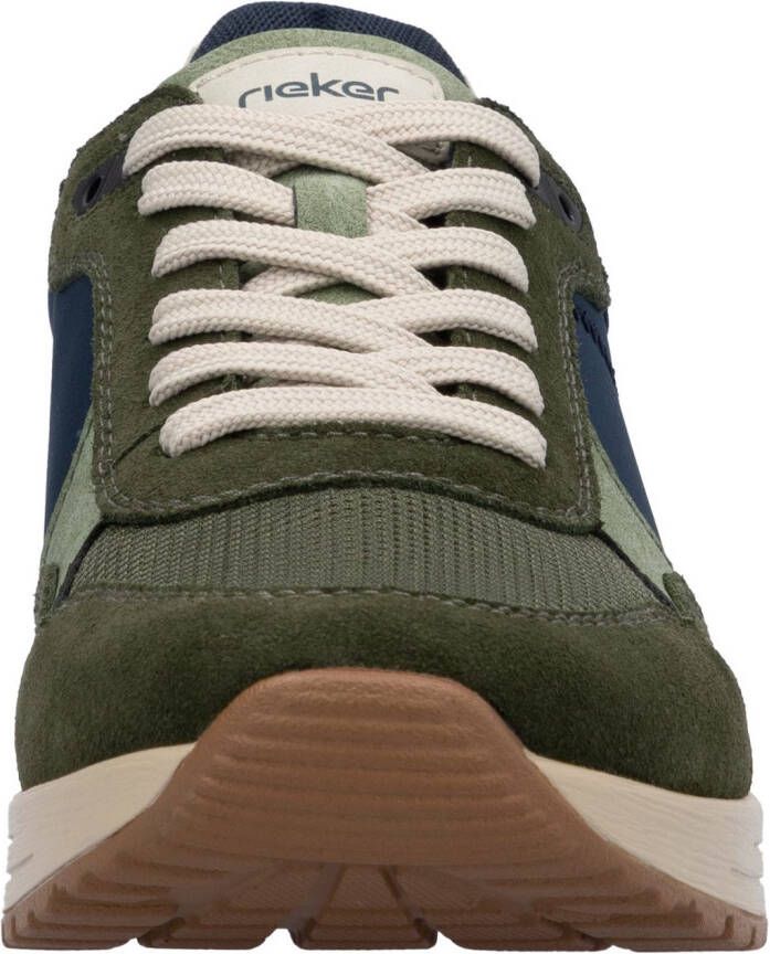 Rieker Sneakers veterschoen lage schoen vrijetijdsschoen met gepolsterde schachtversteviging