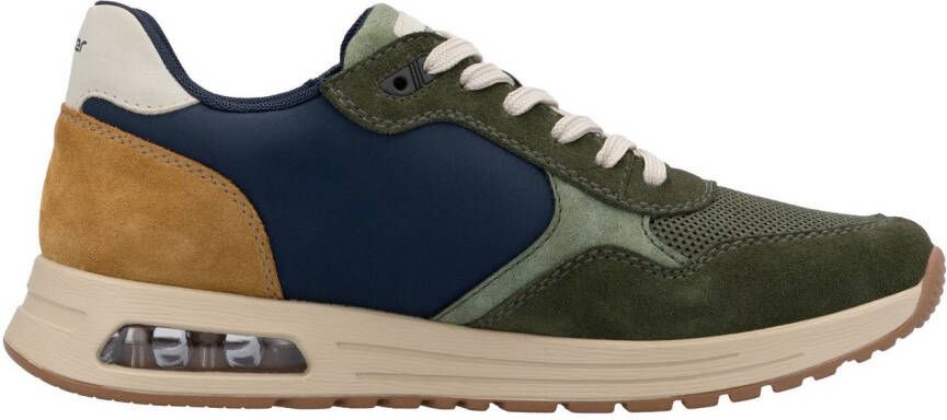 Rieker Sneakers veterschoen lage schoen vrijetijdsschoen met gepolsterde schachtversteviging