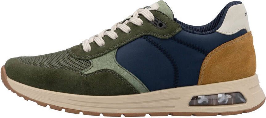 Rieker Sneakers veterschoen lage schoen vrijetijdsschoen met gepolsterde schachtversteviging