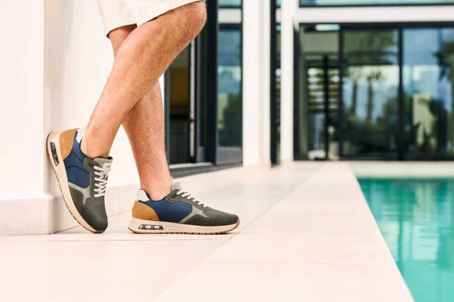 Rieker Sneakers veterschoen lage schoen vrijetijdsschoen met gepolsterde schachtversteviging