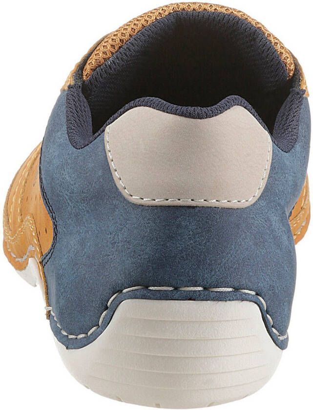Rieker Sneakers veterschoen lage schoen vrijetijdsschoen met memosoft binnenzool