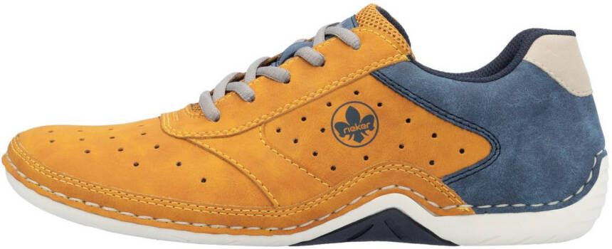 Rieker Sneakers veterschoen lage schoen vrijetijdsschoen met memosoft binnenzool