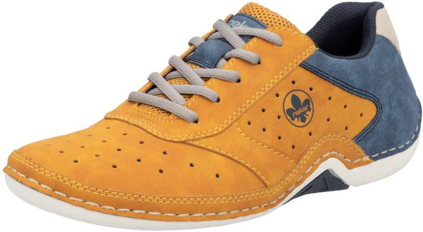 Rieker Sneakers veterschoen lage schoen vrijetijdsschoen met memosoft binnenzool