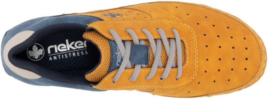 Rieker Sneakers veterschoen lage schoen vrijetijdsschoen met memosoft binnenzool
