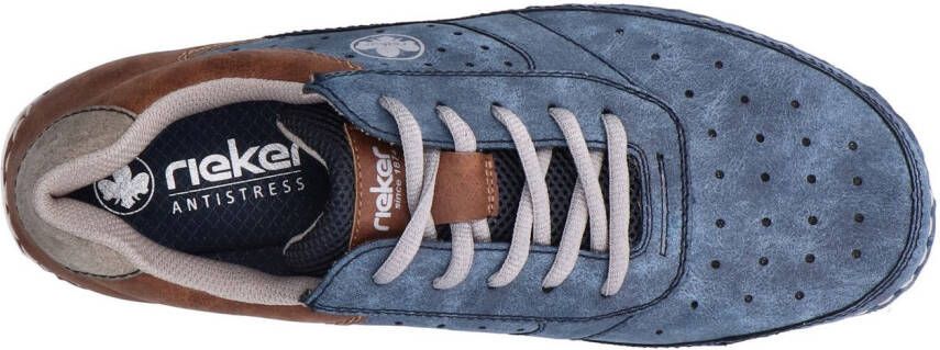 Rieker Sneakers veterschoen lage schoen vrijetijdsschoen met memosoft binnenzool