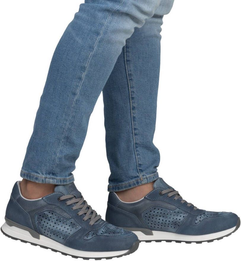 Rieker Sneakers veterschoenen lage schoen met luchtdoorlatende perforatie