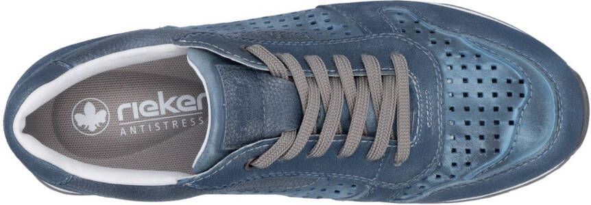 Rieker Sneakers veterschoenen lage schoen met luchtdoorlatende perforatie