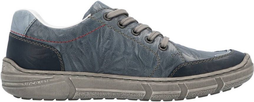Rieker Sneakers veterschoenen lage schoen vrijetijdsschoen met ritssluiting