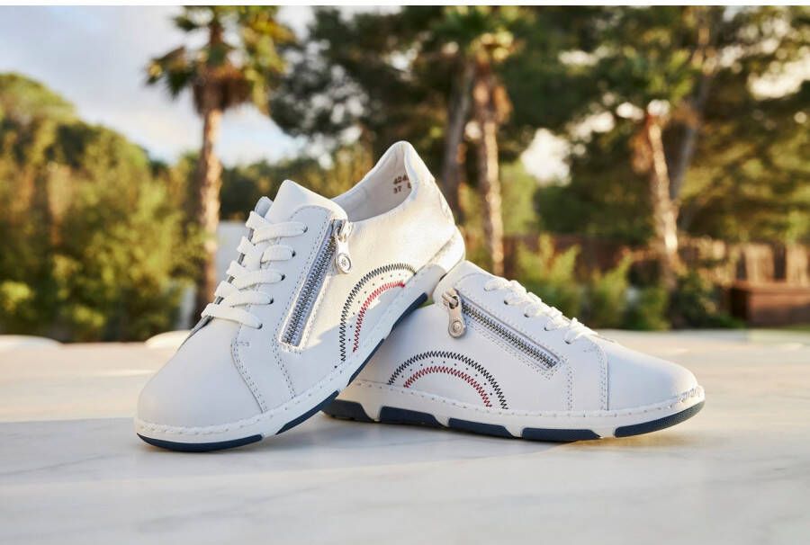 Rieker Sneakers veterschoenen lage schoen vrijetijdsschoen met zachte schacht