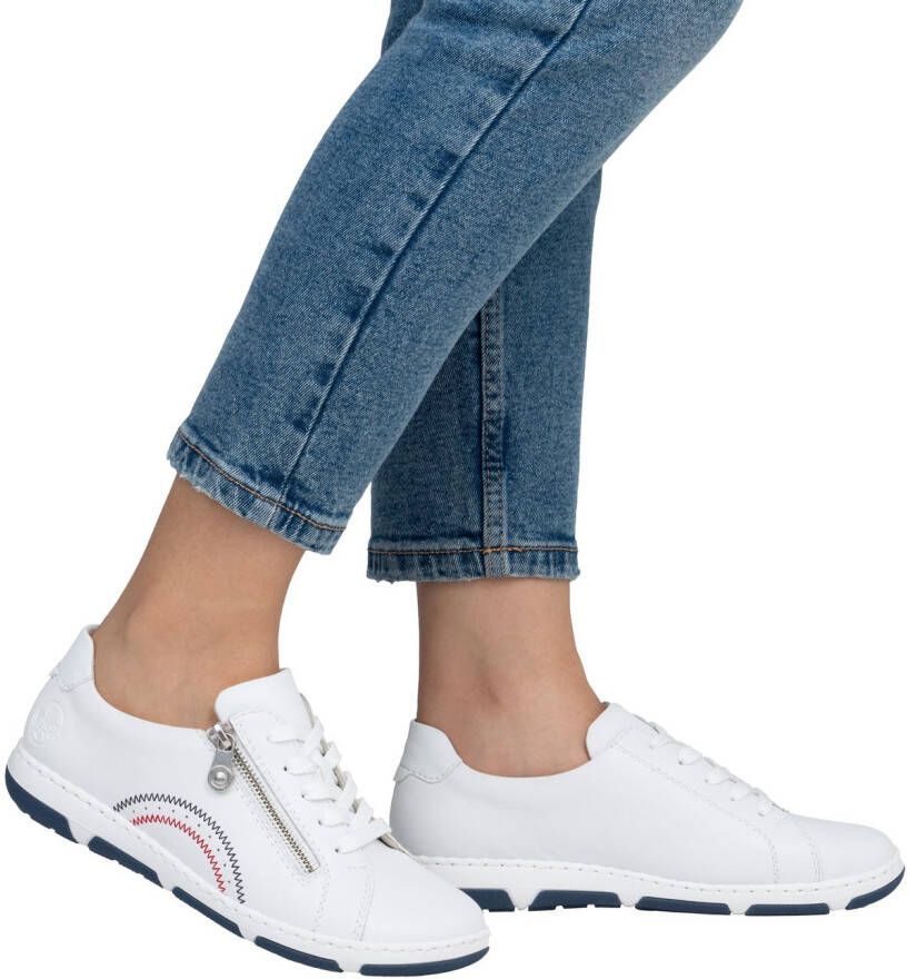 Rieker Sneakers veterschoenen lage schoen vrijetijdsschoen met zachte schacht
