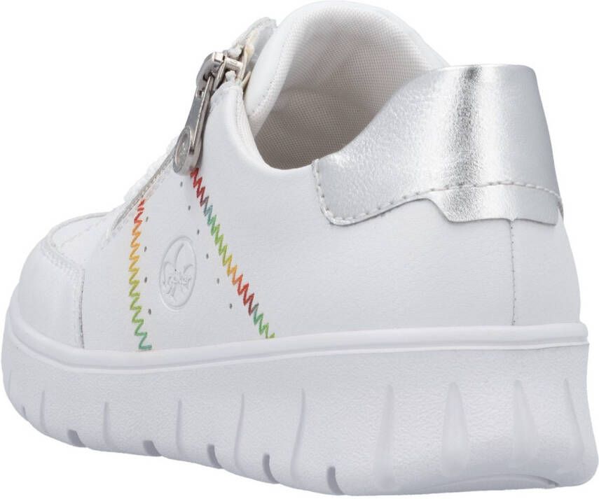 Rieker Sneakers veterschoenen lage schoen vrijetijdssneaker zijrits