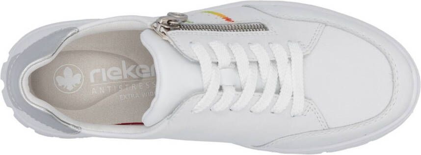 Rieker Sneakers veterschoenen lage schoen vrijetijdssneaker zijrits