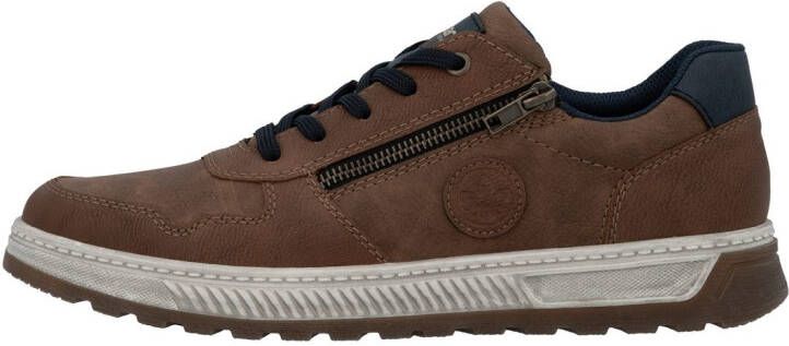 Rieker Sneakers Vrijetijdsschoen halfschoen veterschoen met contrastafwerking