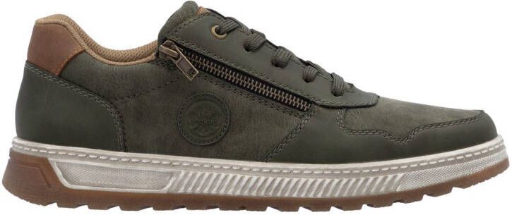 Rieker Sneakers Vrijetijdsschoen halfschoen veterschoen met contrastafwerking
