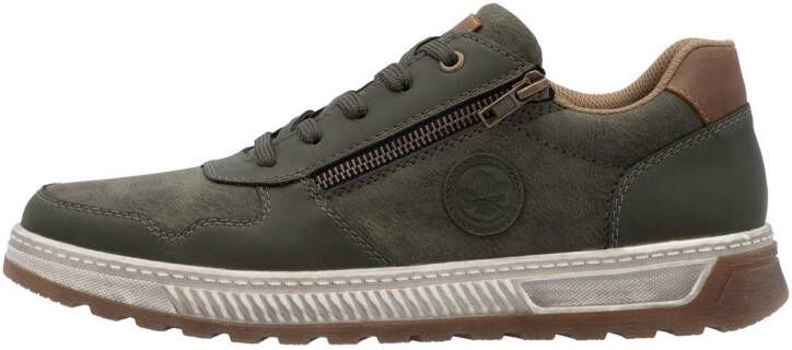 Rieker Sneakers Vrijetijdsschoen halfschoen veterschoen met contrastafwerking