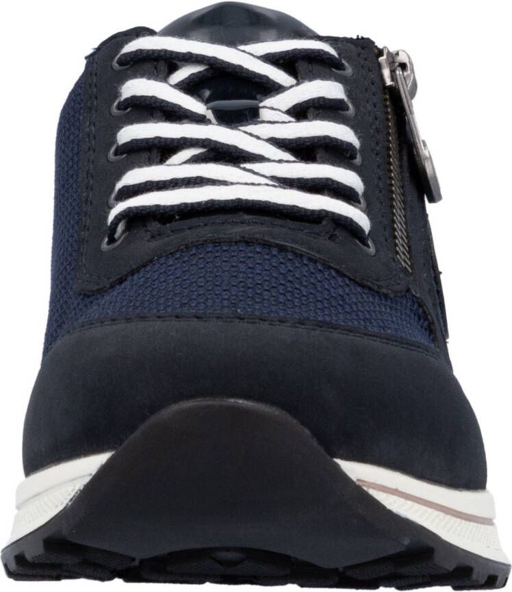 Rieker Sneakers vrijetijdsschoen lage schoen veterschoen in materiaal-mix