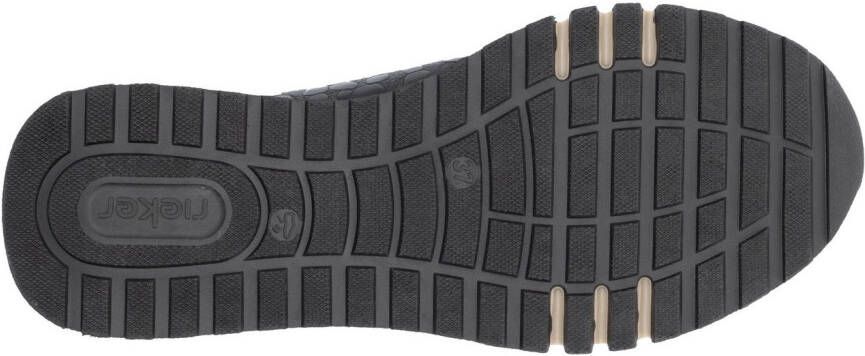 Rieker Sneakers vrijetijdsschoen lage schoen veterschoen met buitenrits
