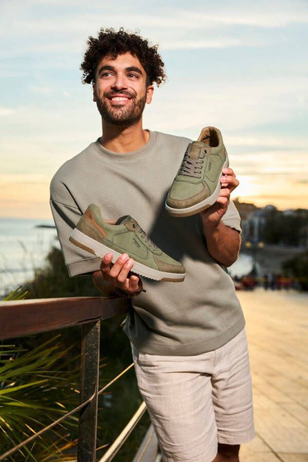 Rieker Sneakers vrijetijdsschoen lage schoen veterschoen met gepolsterde schacht